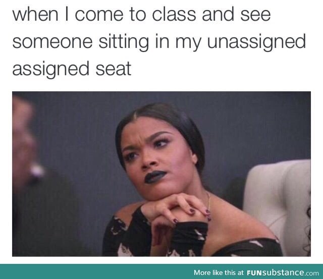 The unassigned assigned seat