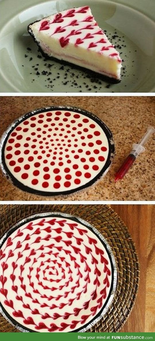 The cheesecake heart trick