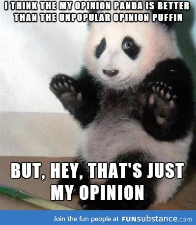 No offense opinion panda