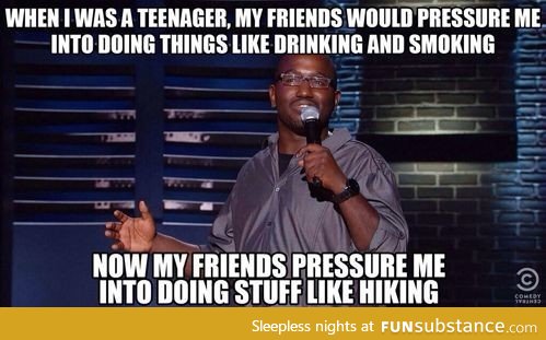 Adults: Resist peer pressure