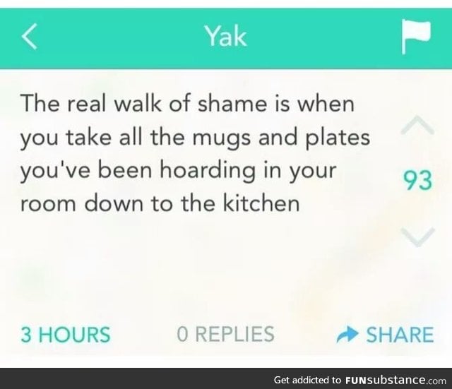 The real walk of shame