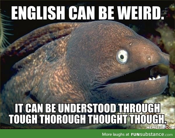 English can be weird