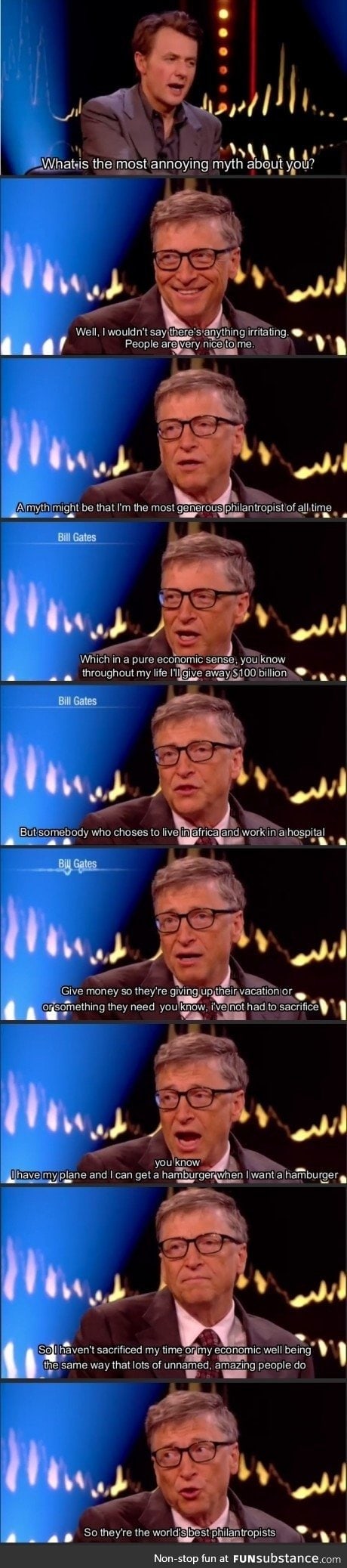 Bill Gates on generosity
