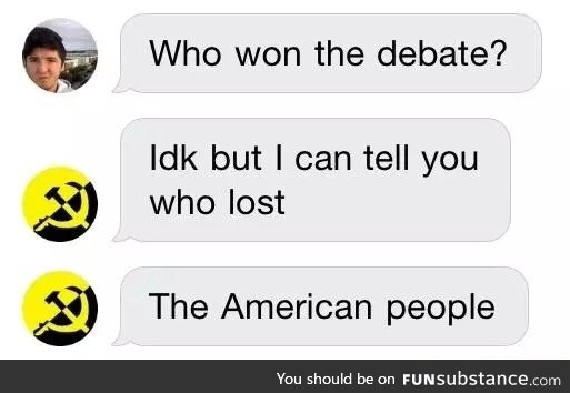 For all the debates