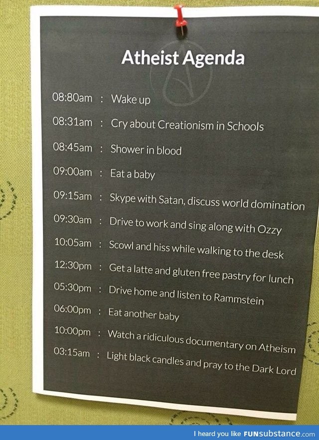 Atheist agenda