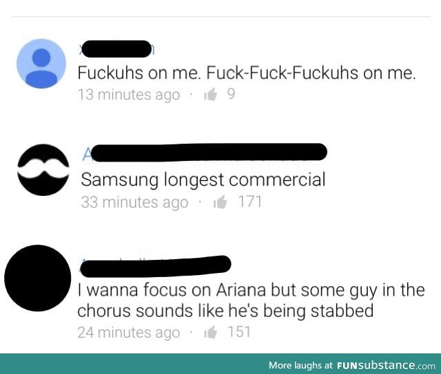 Top 3 coments on Ariana's "Focus"