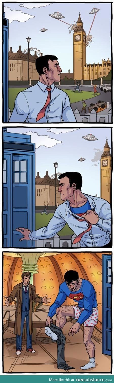 This is why Superman doesn't go to England.