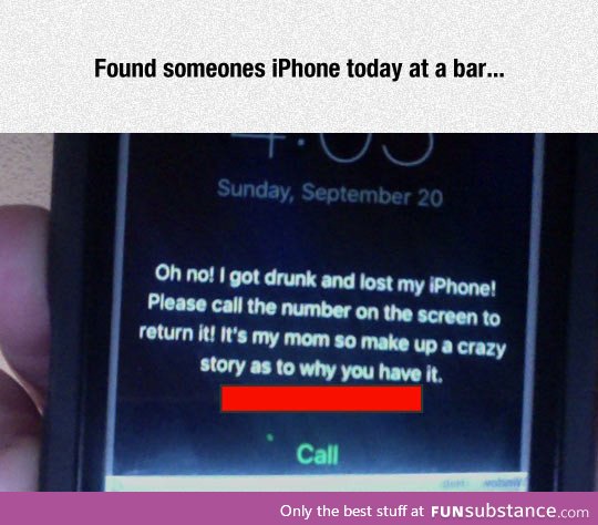 Lost iphone