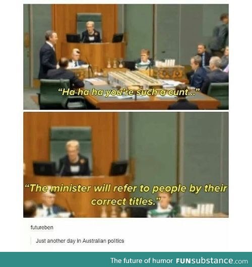 Australian politics at its finest