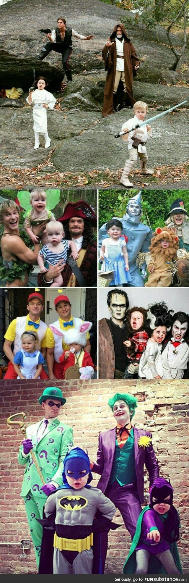 Neil Patrick Harris is really winning the family costume part