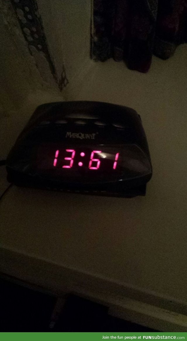 I think I broke my clock