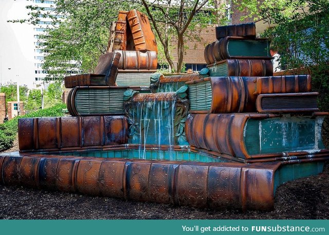 Fountain at the Cinncinati Public Library