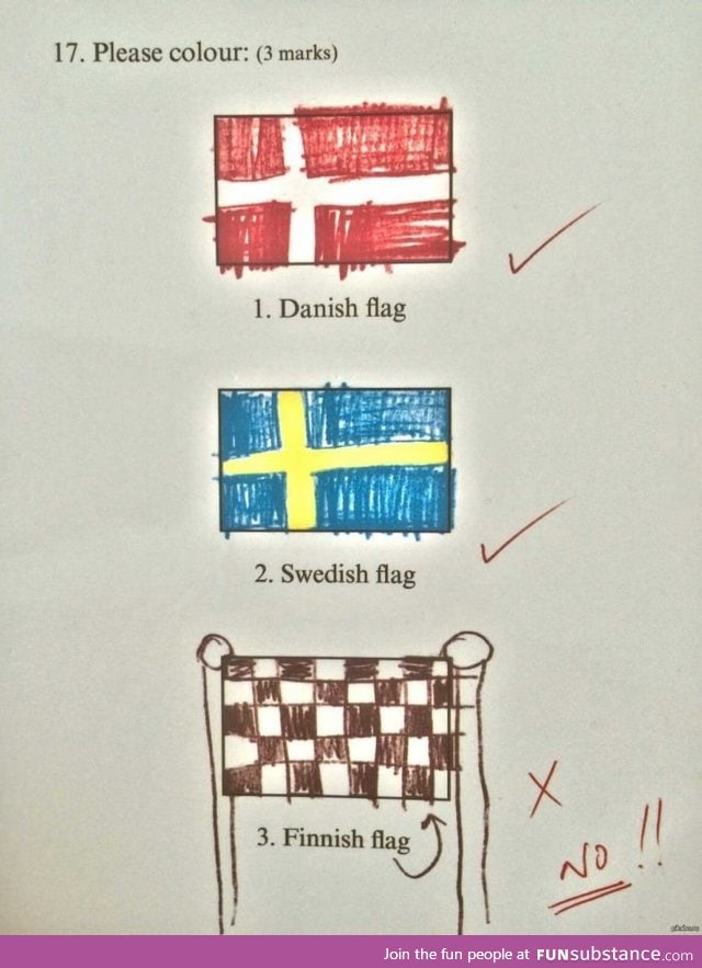 Legit Finnish flag