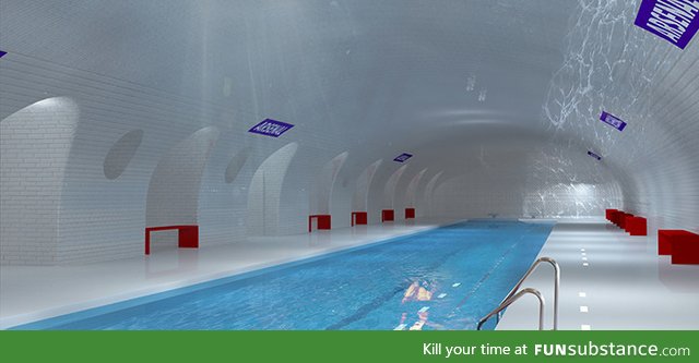 Paris is reusing some abandoned subways as swimming pools