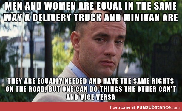 Gender equality exists