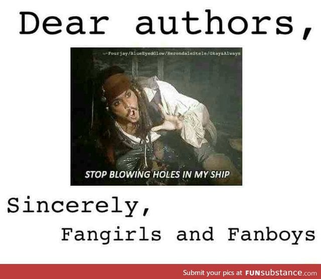 Fangirls and Fanboys will understand.