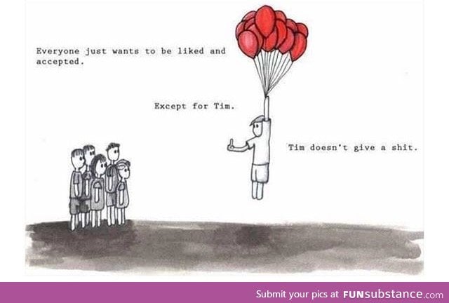 Tim just don't give a f*ck!