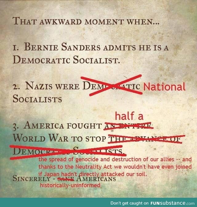 Bernie Sanders isn't a Nazi