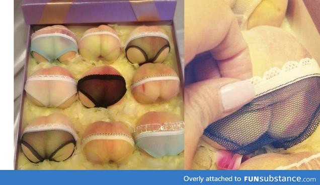 You can buy peaches in panties in China