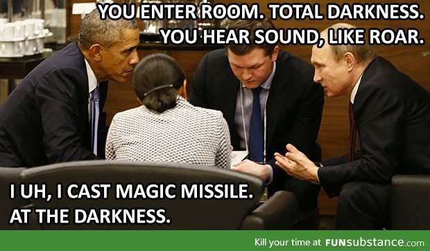 Even world leaders need to unwind with healthy roleplay