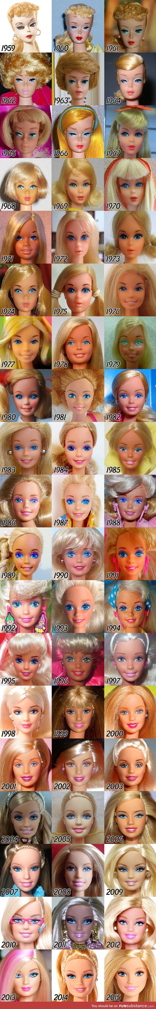 Barbie 1959 - 2015