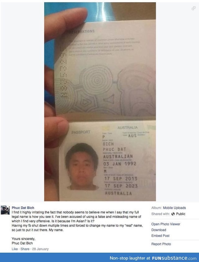 When no one believes your name is Phuc Dat Bich