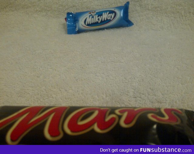 A view of the Milky Way from Mars