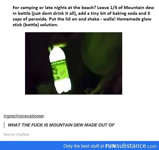 Glowing Mountain Dew