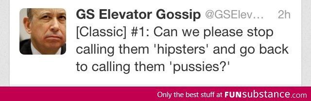 When did we start calling them hipsters?