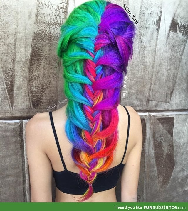 Rainbow braid