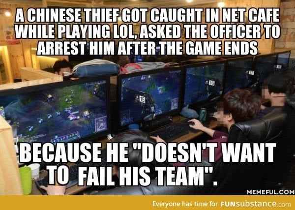 That's what true gamers do