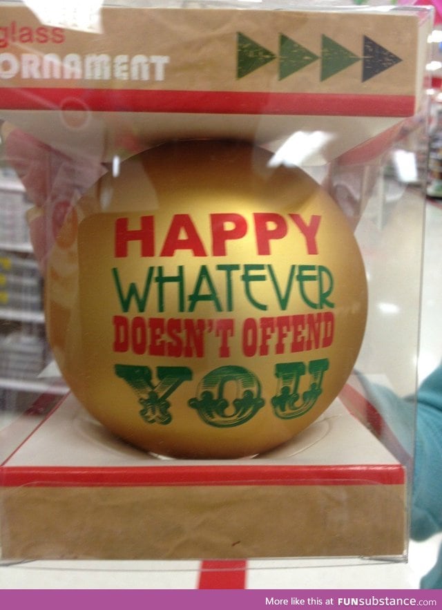 Touché target! Happy whatever.