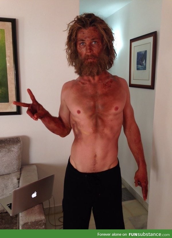 Chris Hemsworth's diet for Heart of the Sea was 500 calories a day