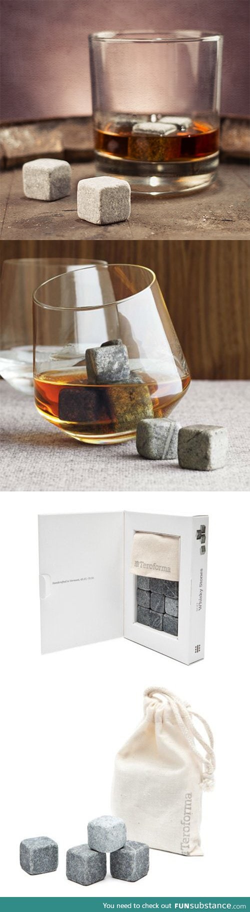 Ice Cube Stones - Make your drinks cold without watering it down