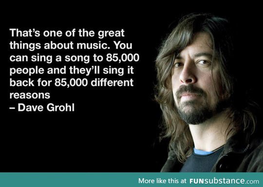 One of the great things about music