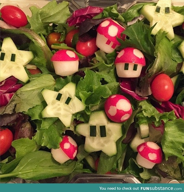 Food for a Nintendo themed party