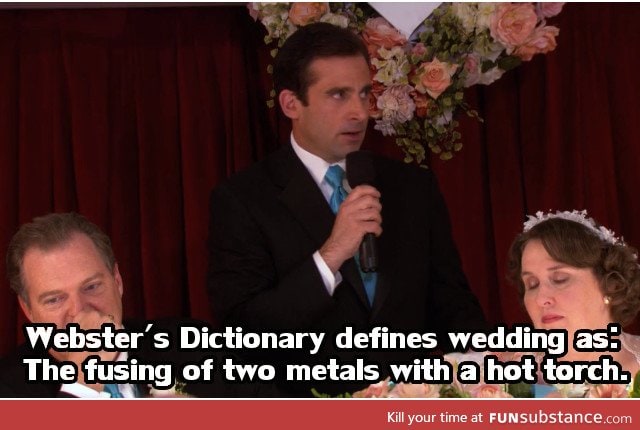 Michael Scott on weddings