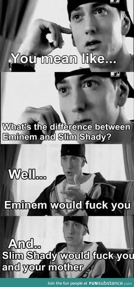 Eminem vs Slim Shady