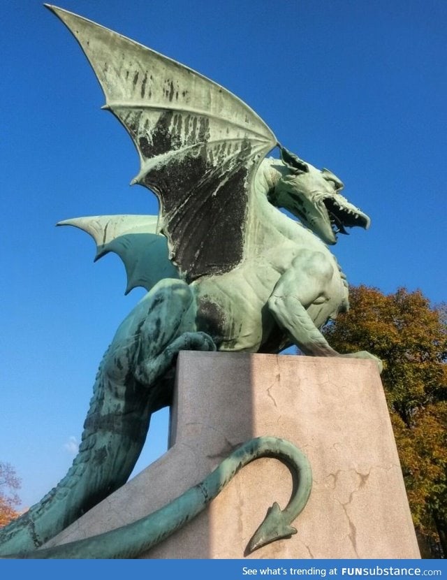 In Ljubljana (Slovenia), we have dragons