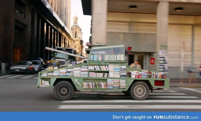 "Weapon of Mass Instruction" is a Mobile Library That Disseminates Free Books