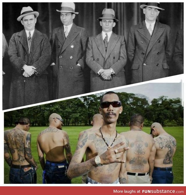 Gangsters then and now, where did it go wrong?