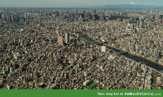 Tokyo is impressively massive