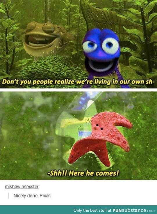 Nicely done, Pixar...