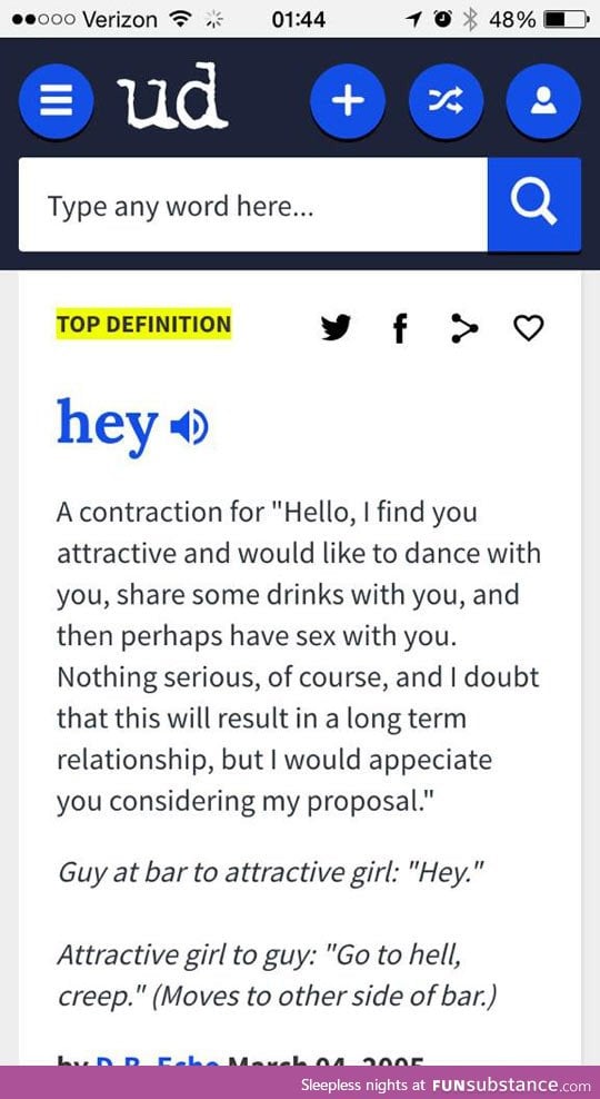 Definition of 'hey'
