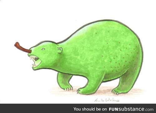 Googled "Pear Bear." Was not disappointed.
