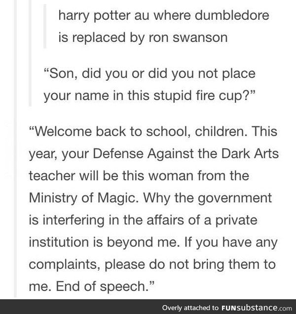 A Harry Potter Alternate Universe I could get used to