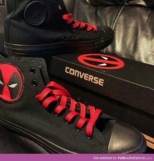 Converse...Deadpool edition...!