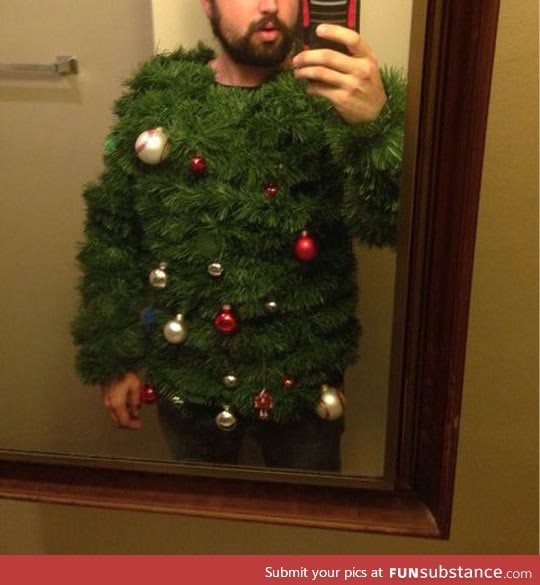 This sweater wins all the ugly sweater awards