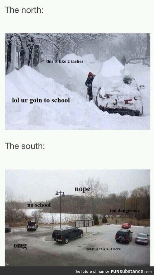 Typical snow days