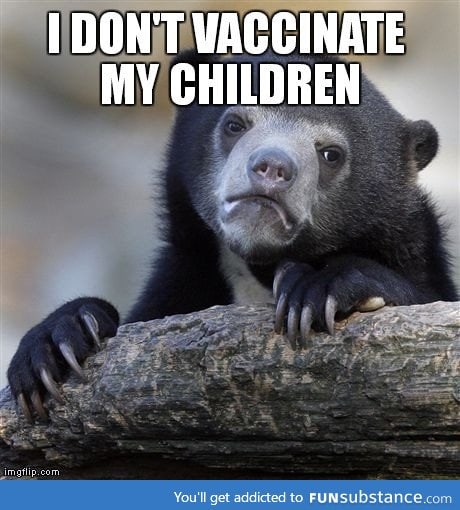I don't know how to use a needle so I let a nurse vaccinate them instead